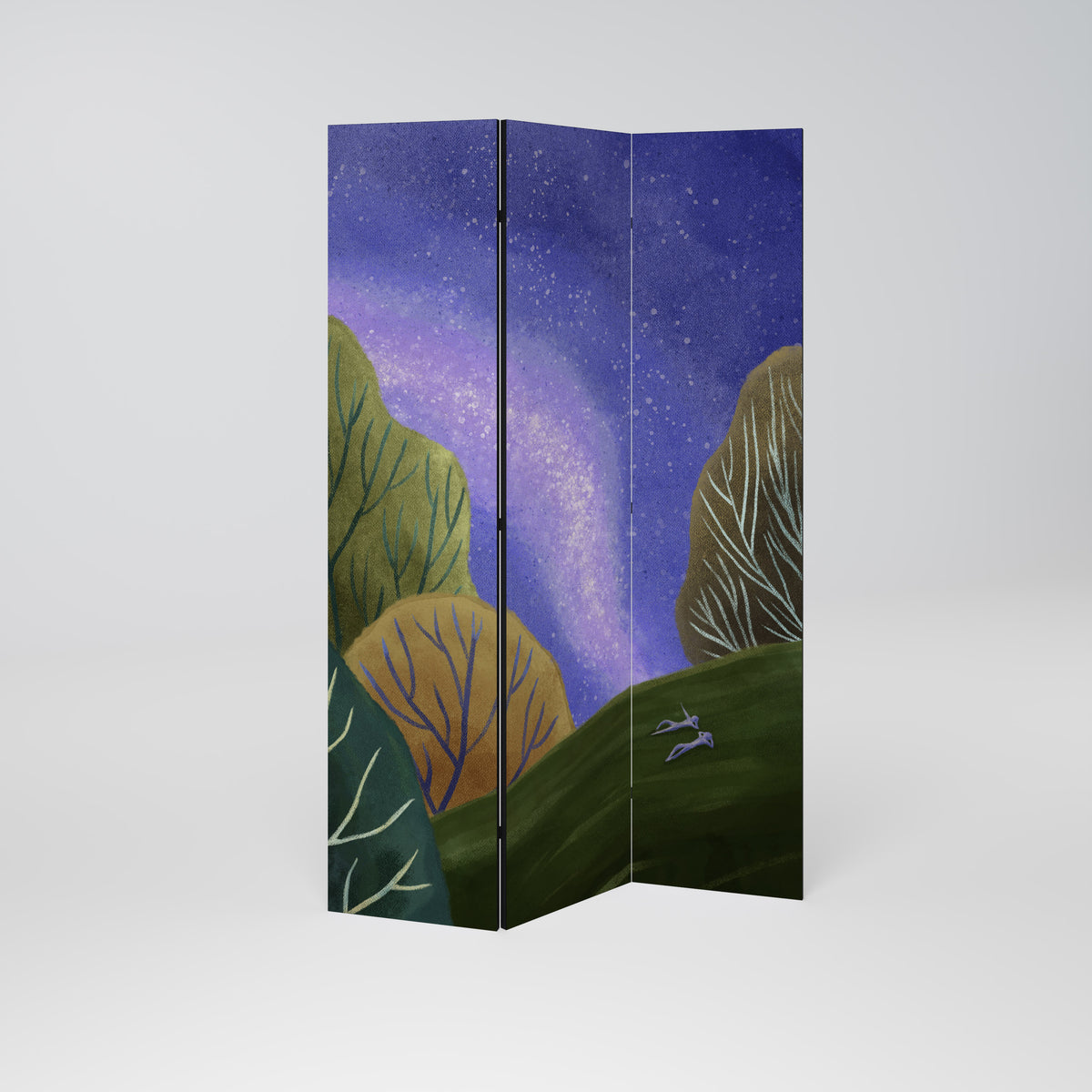 STARLIT VIBE Paravento Decorativo a 3 Pannelli
