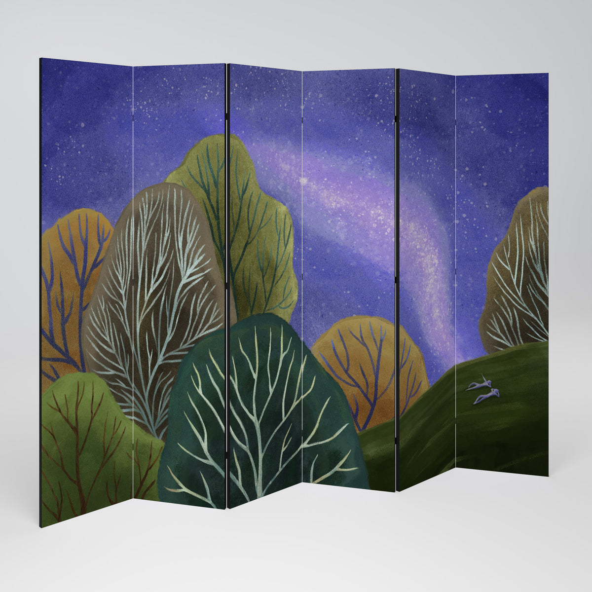 STARLIT VIBE Decorative 6-Panel Room Divider