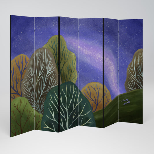 STARLIT VIBE Divisorio decorativo per ambienti a 6 pannelli