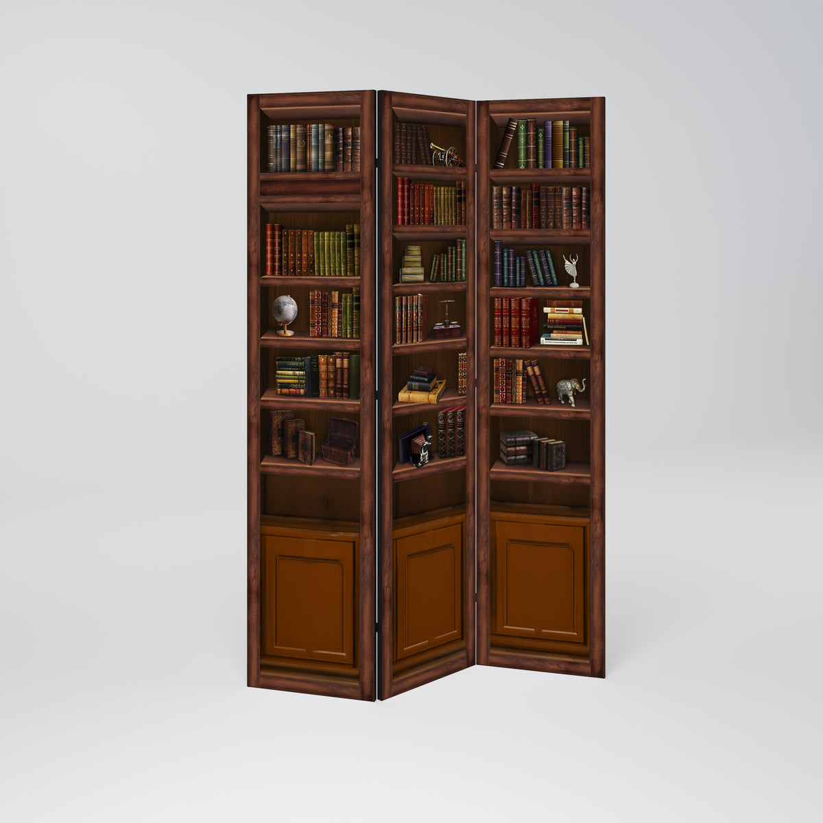 WISDOM IN WOOD Paravento Decorativo a 3 Pannelli