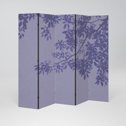 ELEGANTE VELO DI FOGLIA Divisorio decorativo per ambienti a 5 pannelli