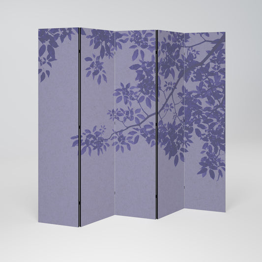 ELEGANTE VELO DI FOGLIA Divisorio decorativo per ambienti a 5 pannelli