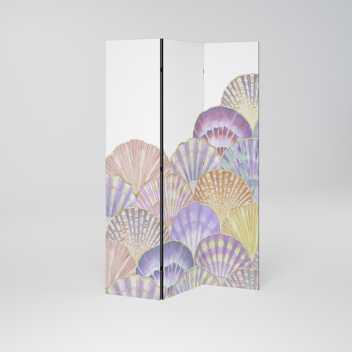 PASTEL OCEAN DREAMS Paravento Decorativo a 3 Pannelli