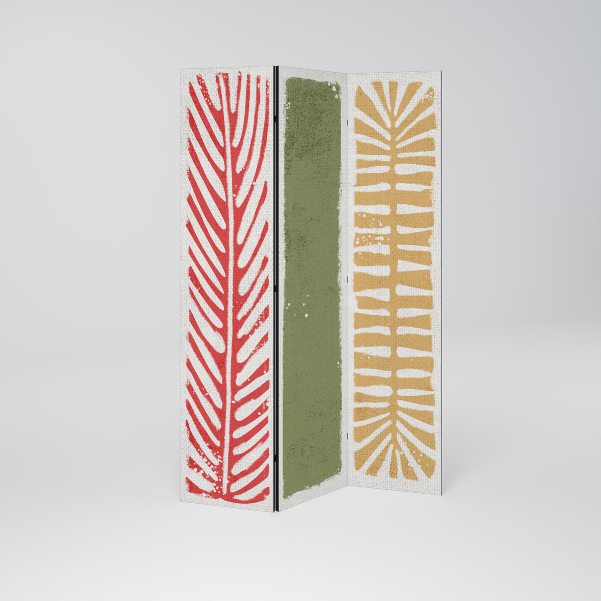 GREENERY WALK Paravento Decorativo a 3 Pannelli