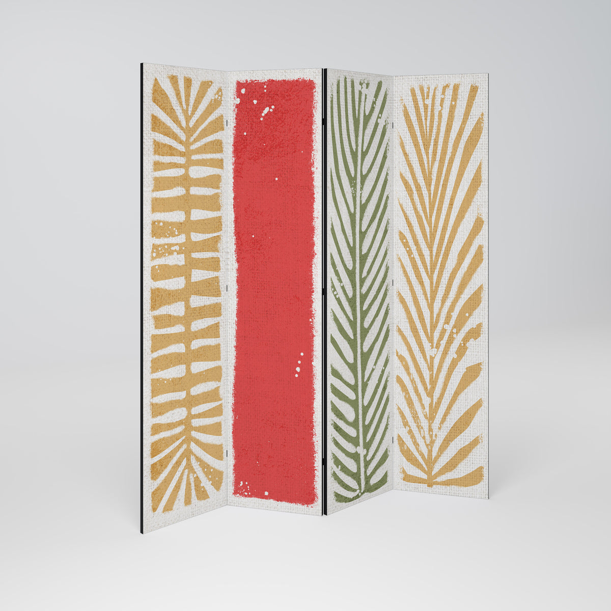 GREENERY WALK Paravento Decorativo a 4 Pannelli