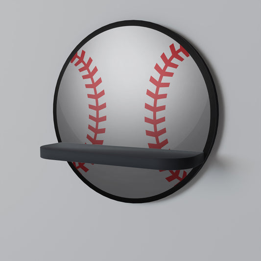 Mensola rotonda BASEBALL Allure in finitura nera