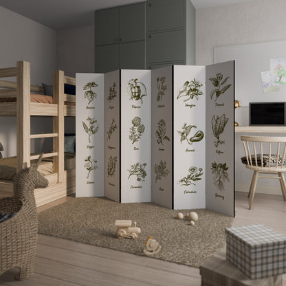 HERBAL FINESSE - IT Divisorio decorativo per ambienti a 6 pannelli