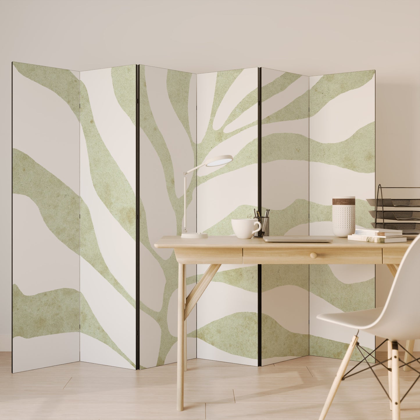 BOTANICAL SPARK Divisorio decorativo per ambienti a 6 pannelli