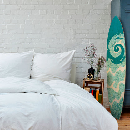 AQUA HELIX Surfboard Decorative Panel
