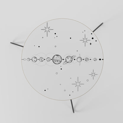 GALAXY OUTLINE Coffee Table 60