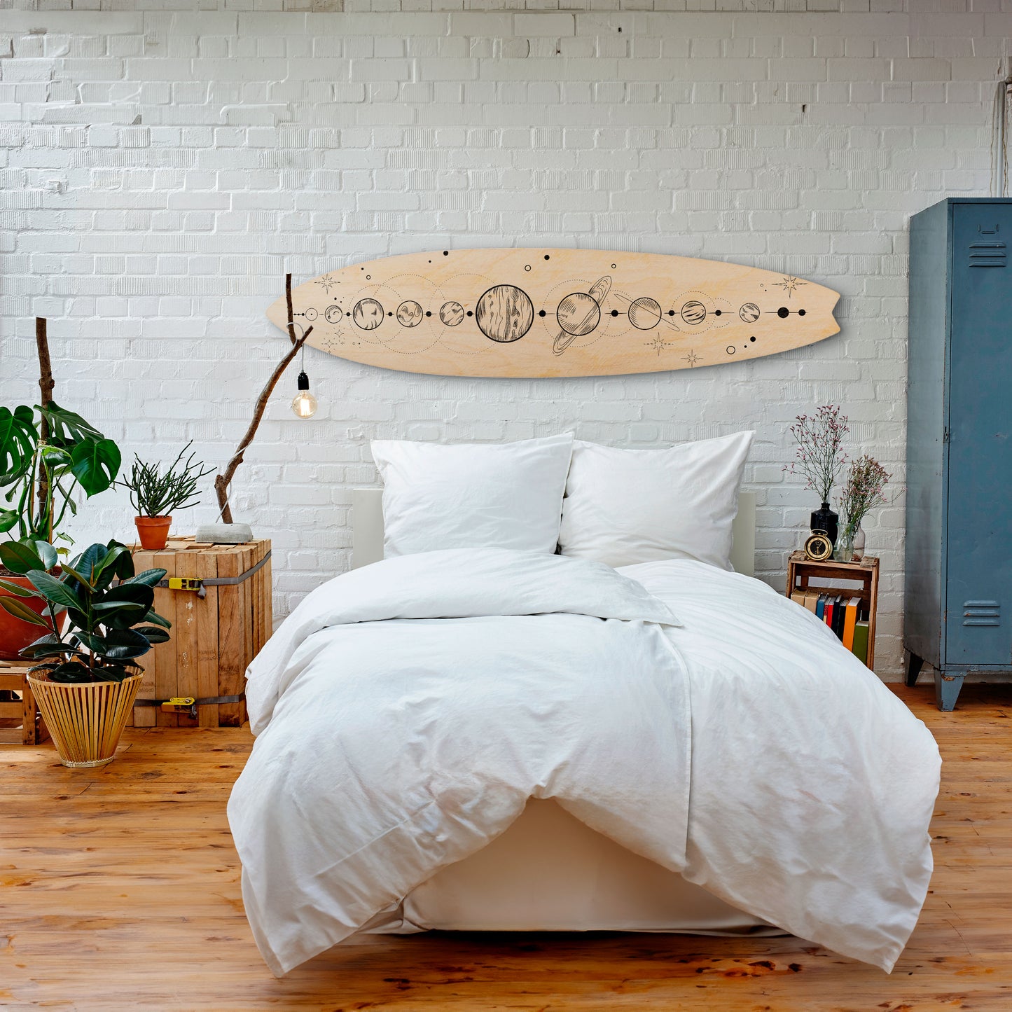 GALAXY OUTLINE Decorative Plywood Surfboard