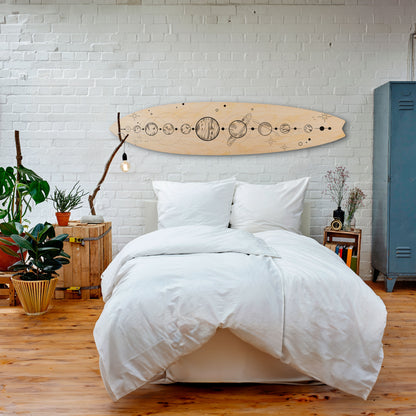 GALAXY OUTLINE Decorative Plywood Surfboard