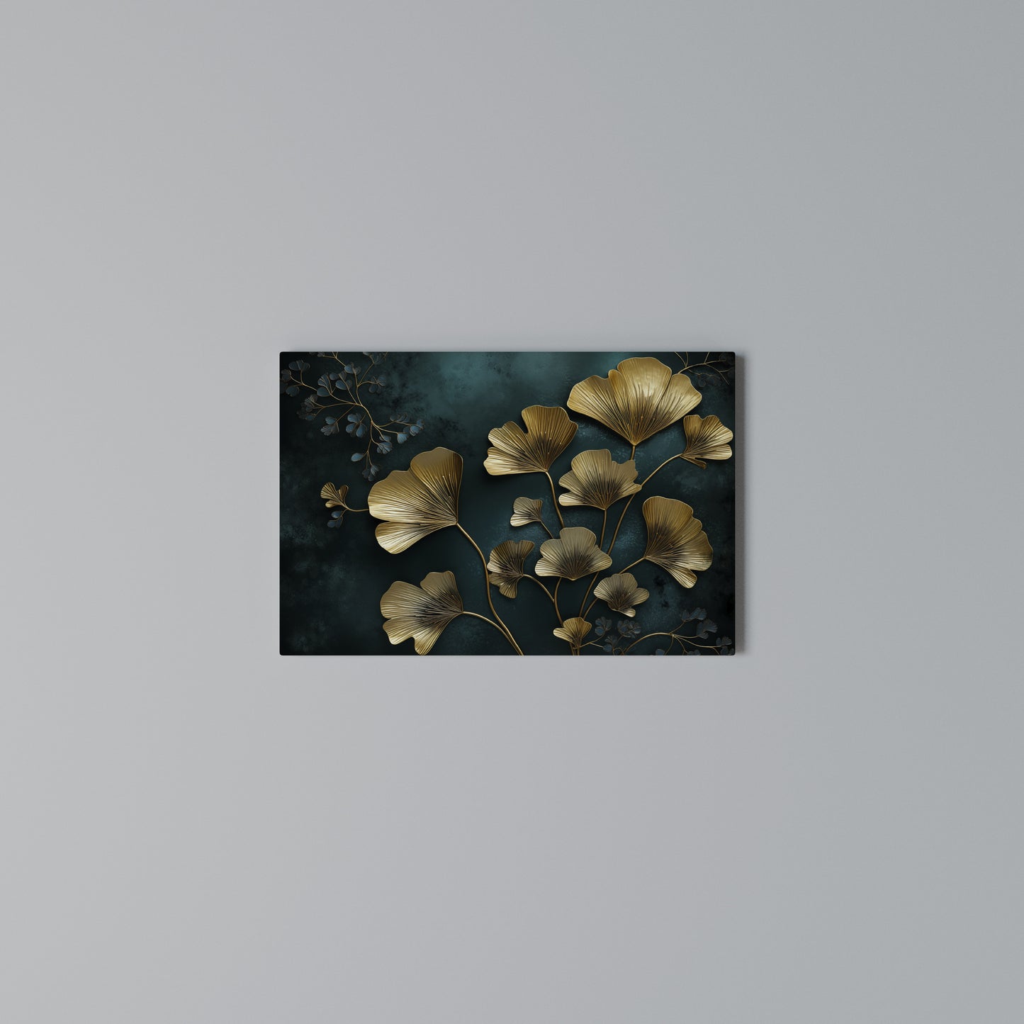 GOLDEN FLORA FANTASY Stampa su tela orizzontale