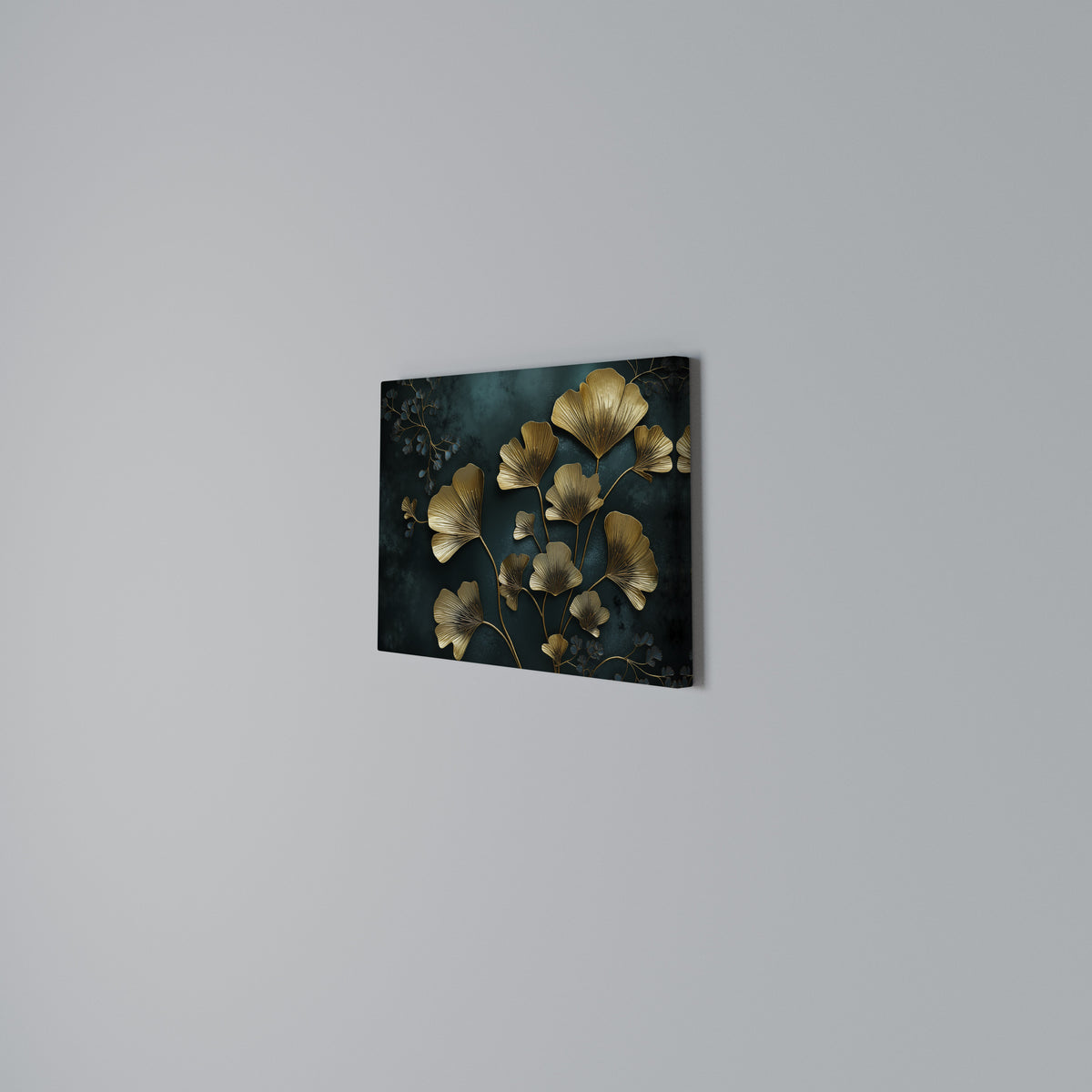 GOLDEN FLORA FANTASY Stampa su tela orizzontale