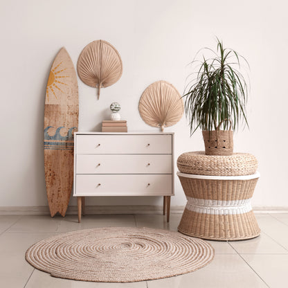 SUN-KISSED WAVES Surfboard Decorative Panel