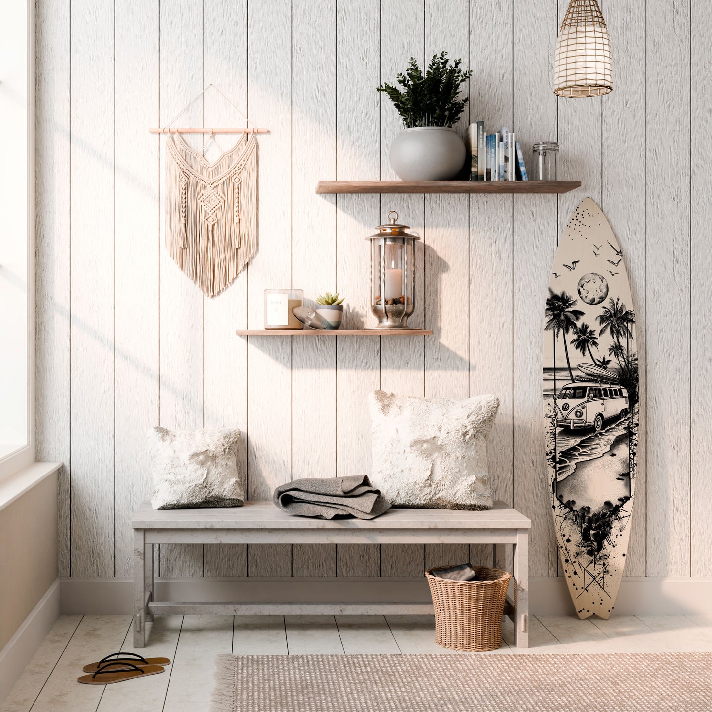 TRIPPY MEMORY Surfboard Decorative Panel