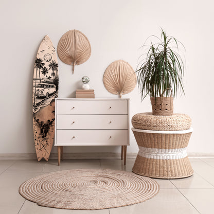 TRIPPY MEMORY Decorative Plywood Surfboard