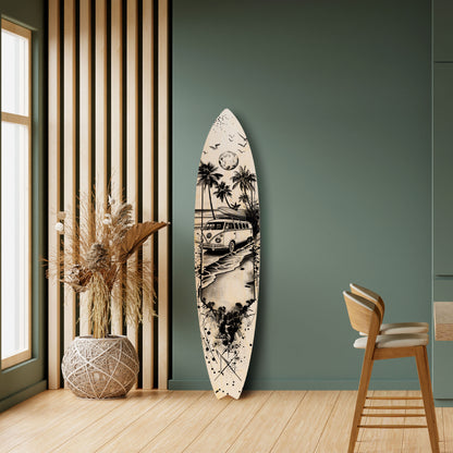 TRIPPY MEMORY Decorative Plywood Surfboard