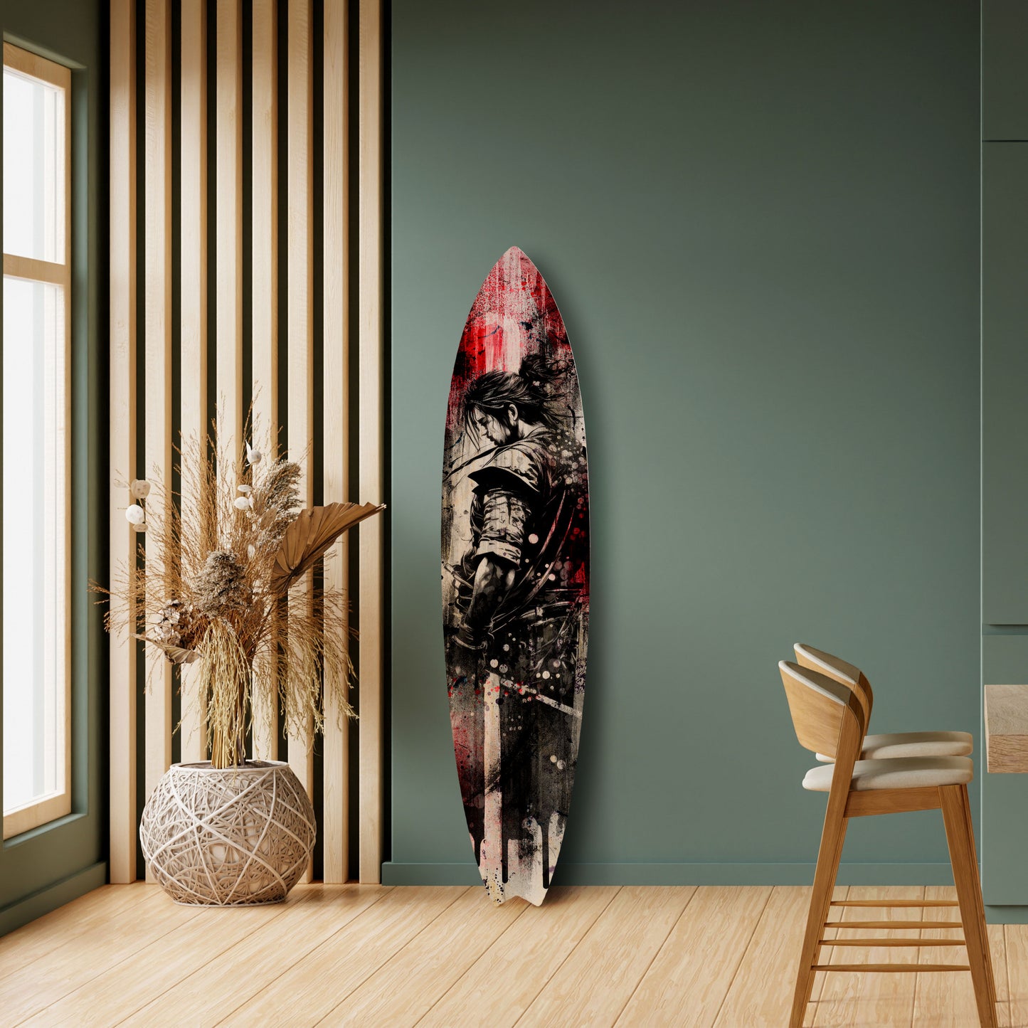 ARTIST ON THE EDGE Decorative Plywood Surfboard