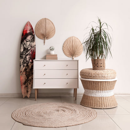 CRIMSON ECHO Surfboard Decorative Panel