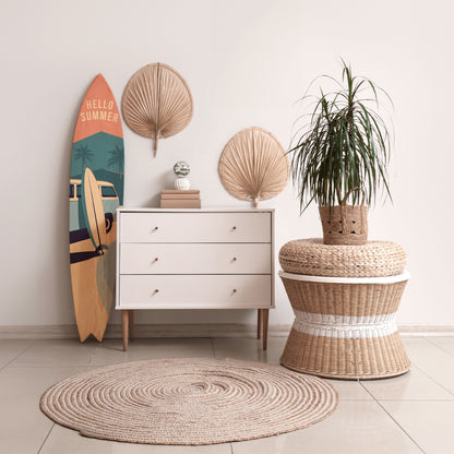 HELLO SUMMER Decorative Plywood Surfboard
