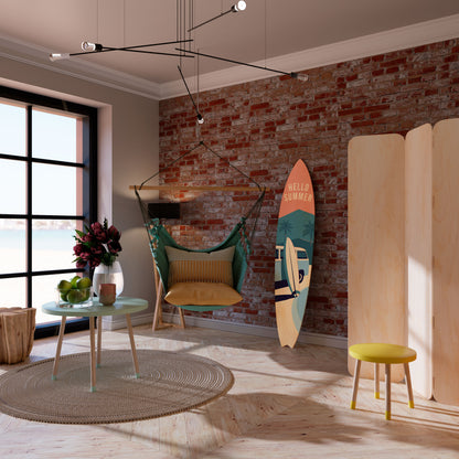 HELLO SUMMER Decorative Plywood Surfboard