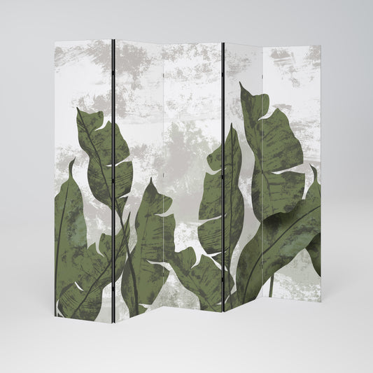 LEAF ECHO Divisorio decorativo per ambienti a 5 pannelli