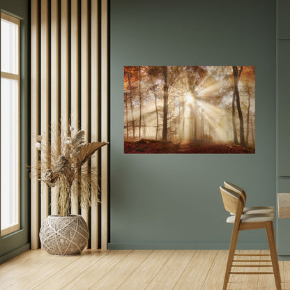 Poster orizzontale staccabile e attaccabile SUSSURRI D'AUTUNNO