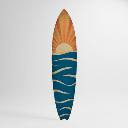 SUNNY SLIDE Tavola da surf decorativa in compensato