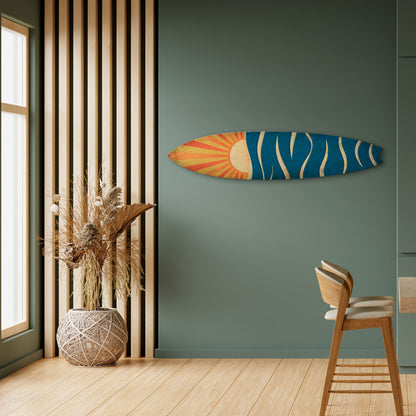 SUNNY SLIDE Tavola da surf decorativa in compensato