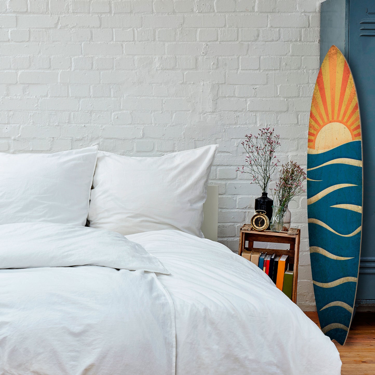 SUNNY SLIDE Tavola da surf decorativa in compensato