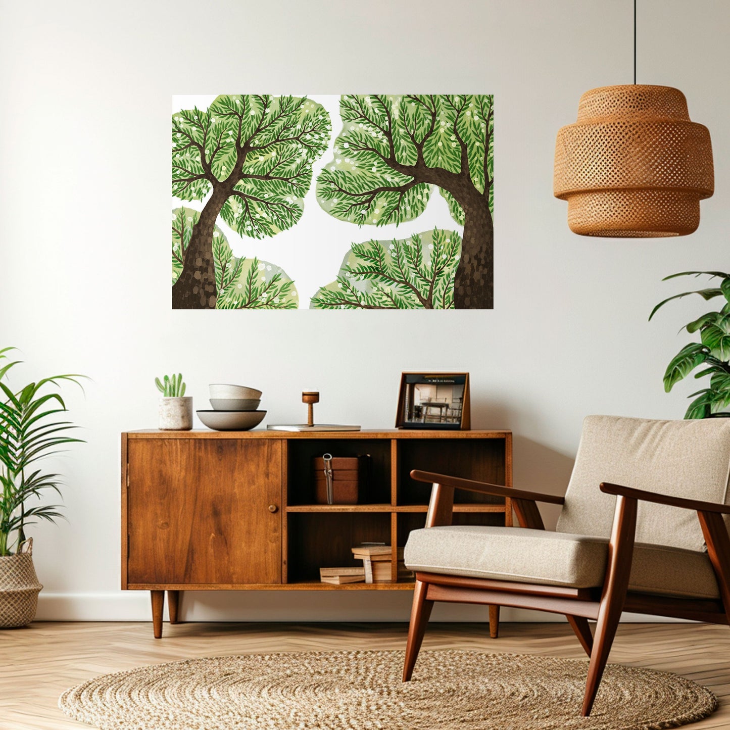 Poster orizzontale staccabile e attaccabile WILDERNESS DASH