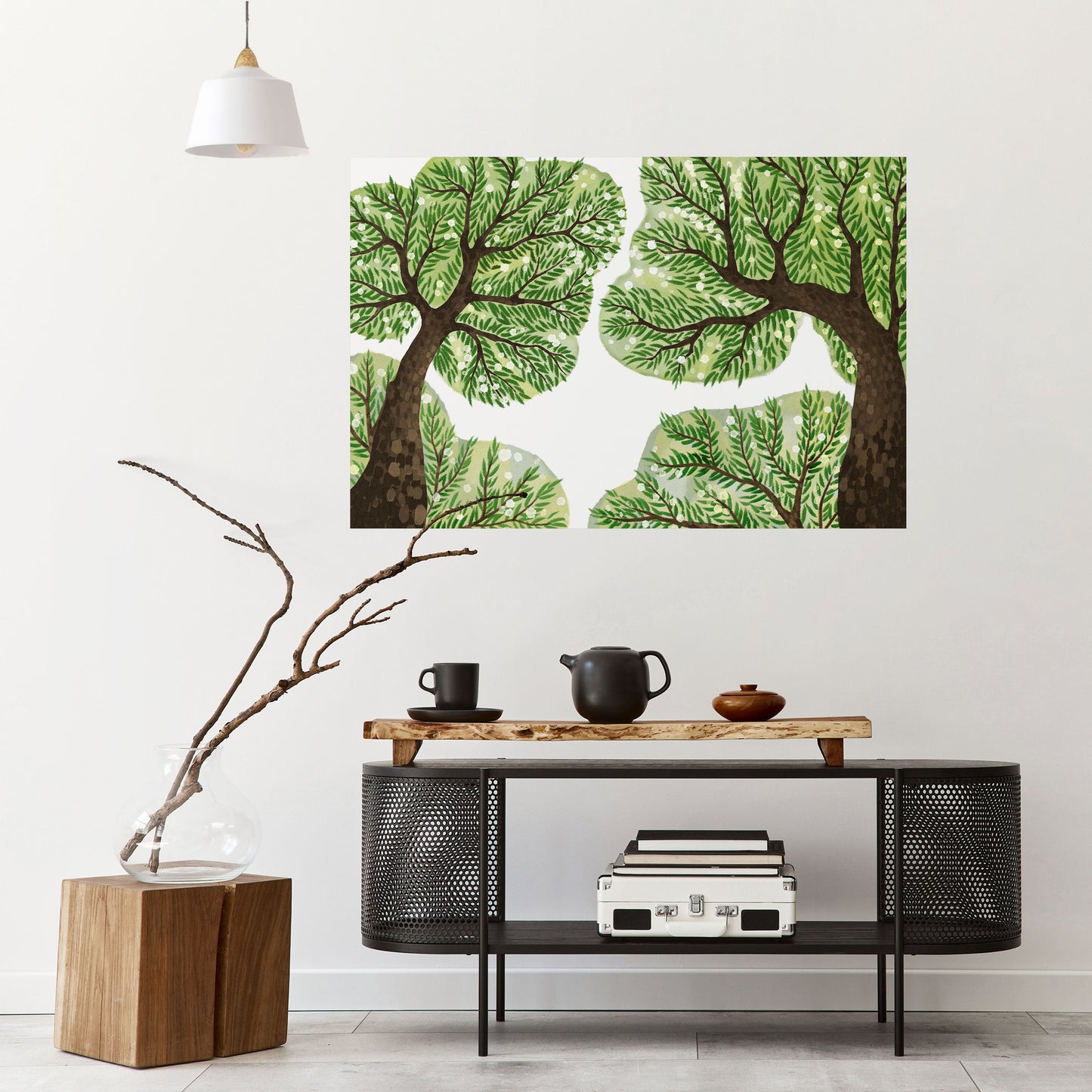 Poster orizzontale staccabile e attaccabile WILDERNESS DASH