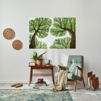 Poster orizzontale staccabile e attaccabile WILDERNESS DASH
