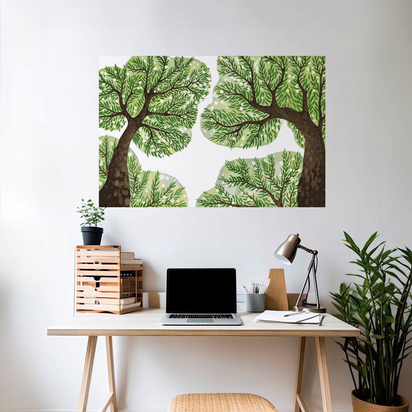 Poster orizzontale staccabile e attaccabile WILDERNESS DASH