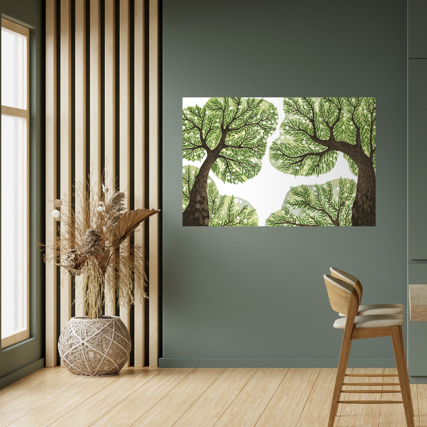 Poster orizzontale staccabile e attaccabile WILDERNESS DASH