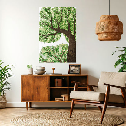 Poster verticale staccabile e attaccabile WILDERNESS DASH