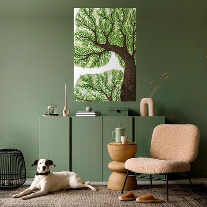 Poster verticale staccabile e attaccabile WILDERNESS DASH