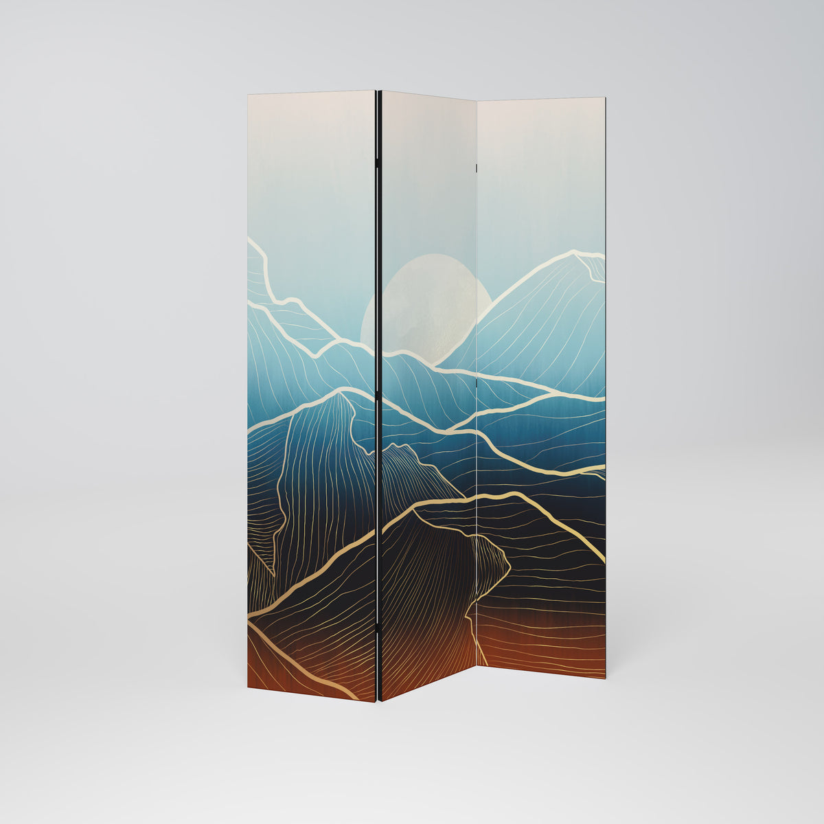 LUNAR SECRETS Decorative 3-Panel Room Divider