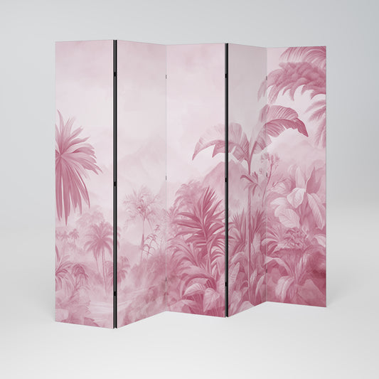 SWEET TROPICS Divisorio decorativo per ambienti a 5 pannelli