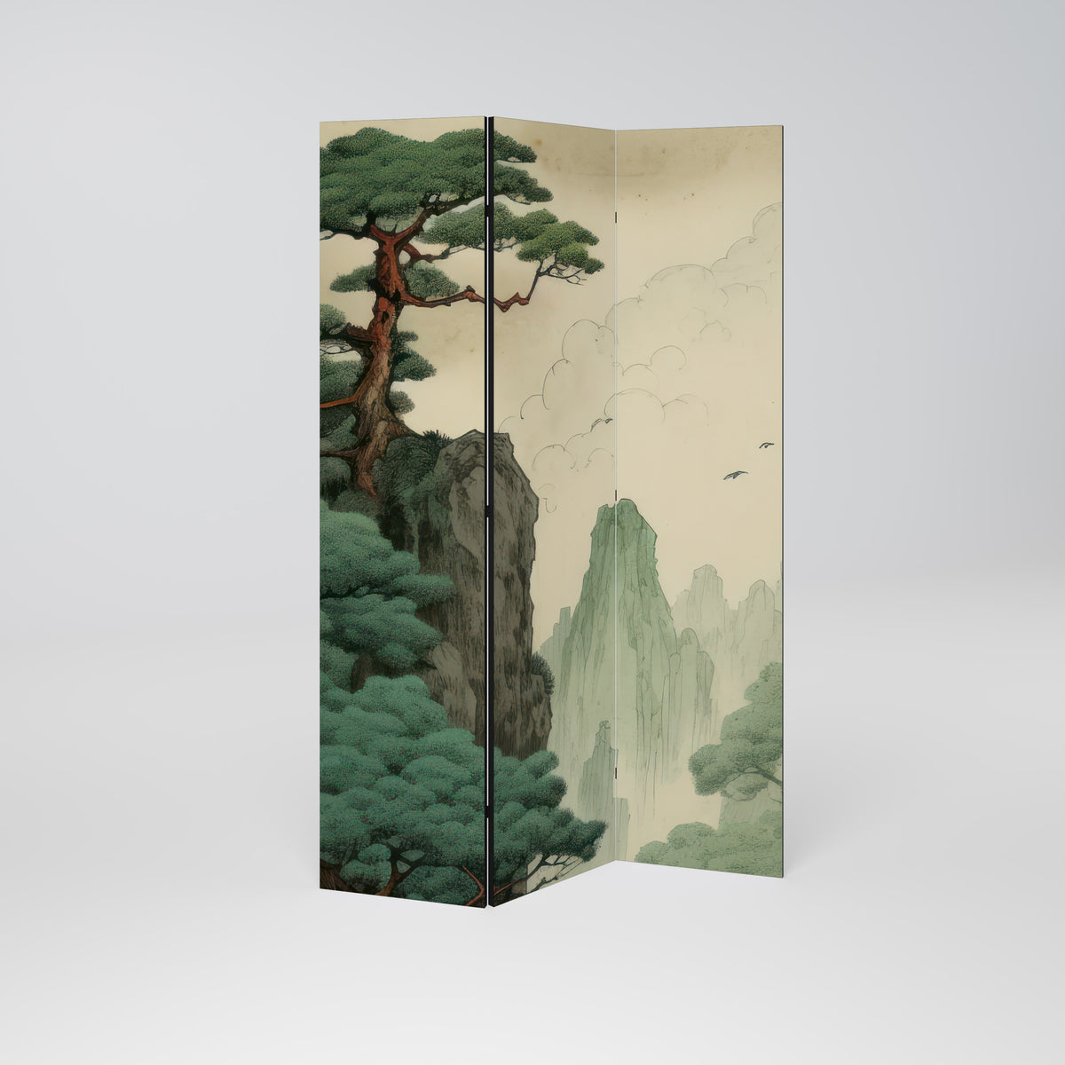 VERDURE ABYSS Paravento Decorativo a 3 Pannelli