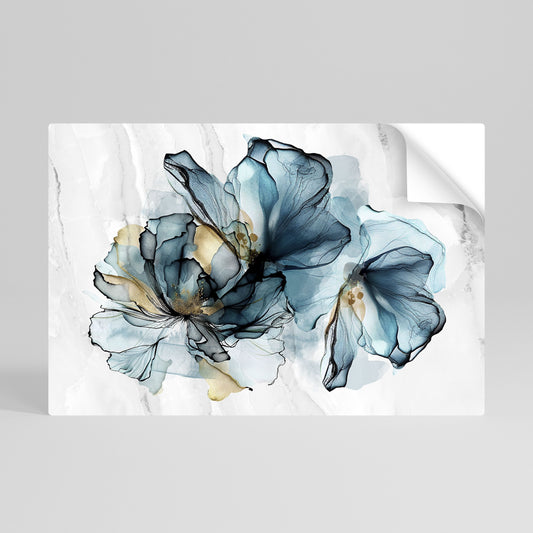 ELEGANTE AQUARELLE Poster orizzontale staccabile e attaccabile
