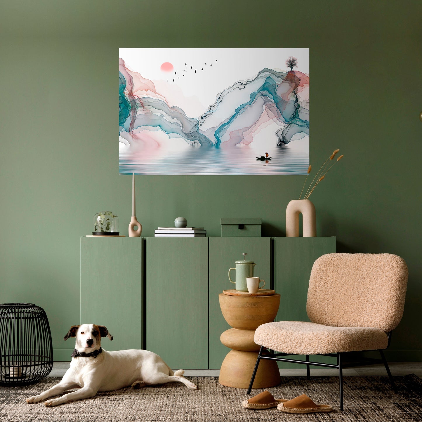 Poster orizzontale staccabile e attaccabile VELVET CROSSING