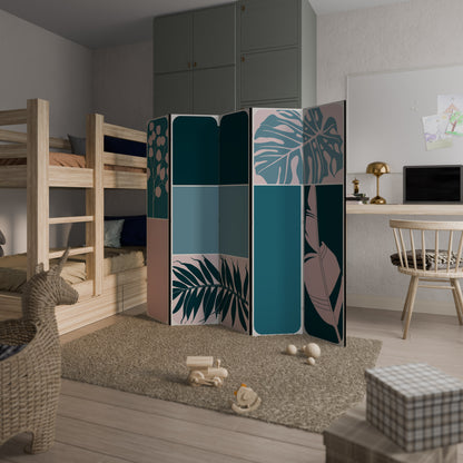 COMBINAZIONE DI FORME Divisorio decorativo per ambienti a 5 pannelli