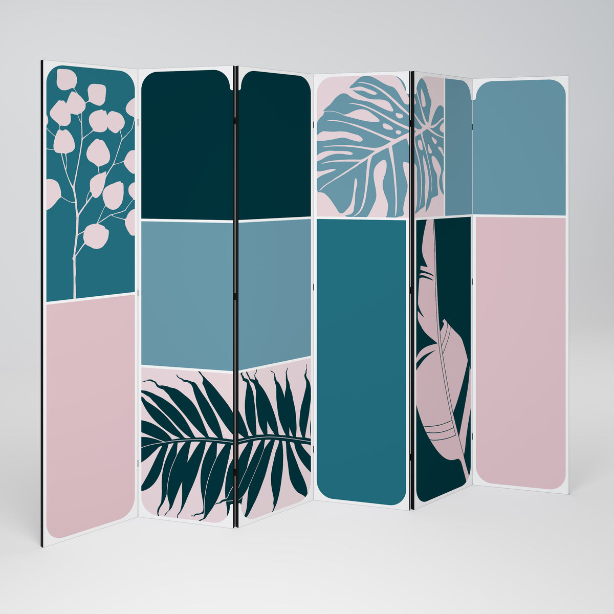 COMBINATION OF SHAPES Paravento Decorativo a 6 Pannelli