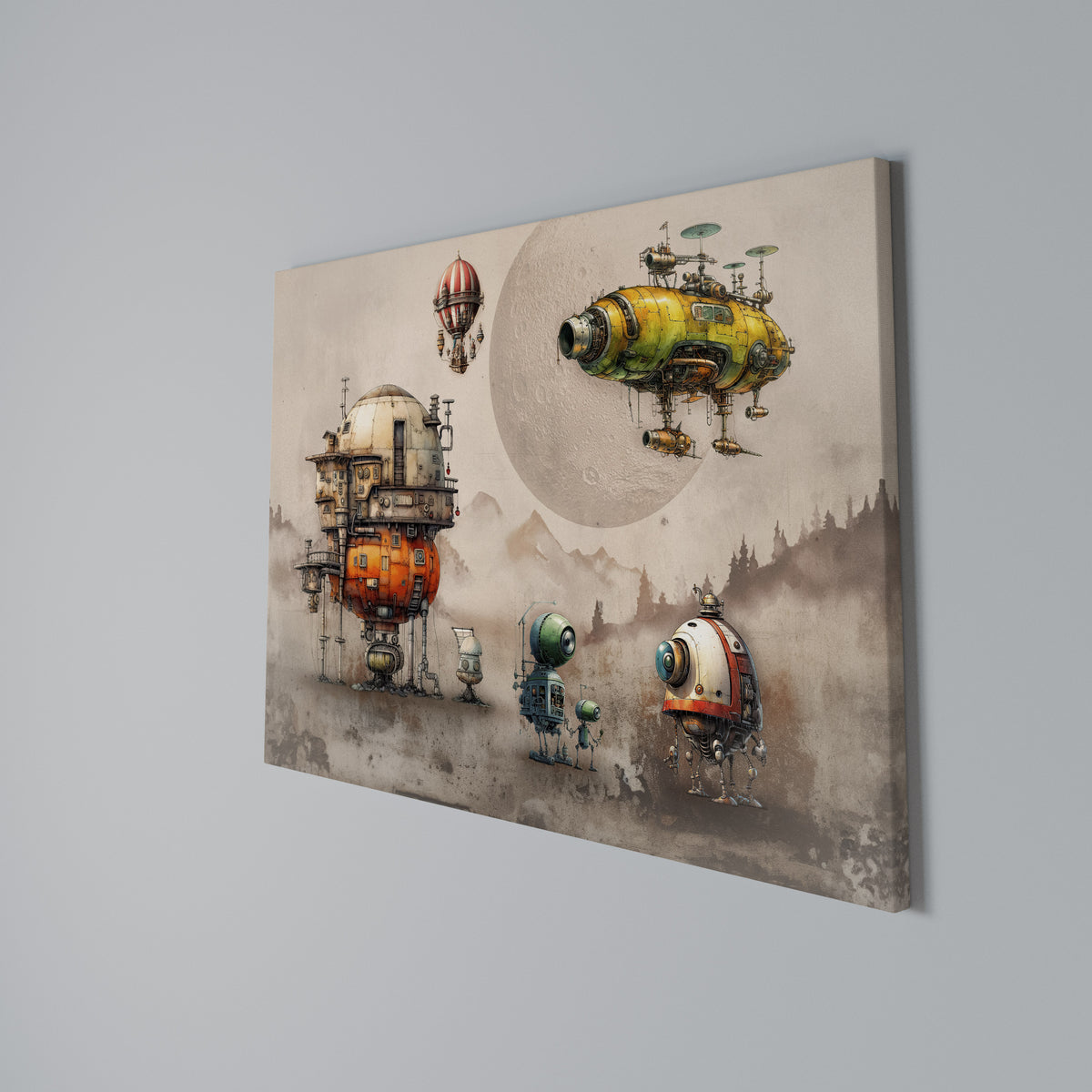 MACHINARIUM MACHINES Stampa su tela orizzontale