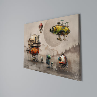 MACHINARIUM MACHINES Stampa su tela orizzontale