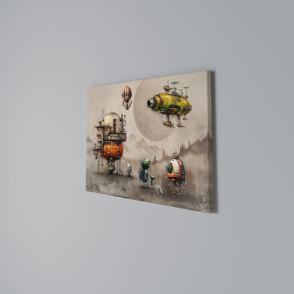MACHINARIUM MACHINES Stampa su tela orizzontale