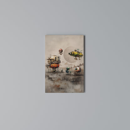 MACHINARIUM MACHINES Stampa su Tela Verticale