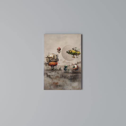 MACHINARIUM MACHINES Stampa su Tela Verticale
